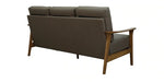 गैलरी व्यूवर में इमेज लोड करें, Detec™ Lutz 3 Seater Sofa - Safari Brown Color with Brown Oak Finish
