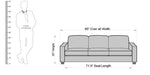 गैलरी व्यूवर में इमेज लोड करें, Detec™ Theodor Three Seater Sofa - Chestnut Brown Color
