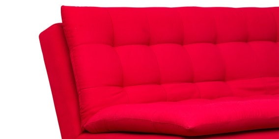 Detec™ Melvin Sofa cum Bed - Red Color