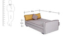 Load image into Gallery viewer, Detec™ Jerome Sofa Cum Bed - Light Beige Color
