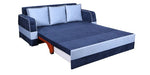 Load image into Gallery viewer, Detec™ Josef Sofa Cum Bed - Light Blue Color
