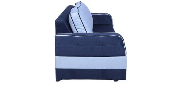 Detec™ Josef Sofa Cum Bed - Light Blue Color