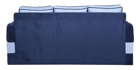 Detec™ Josef Sofa Cum Bed - Light Blue Color