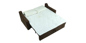 Detec™ Joseph Sofa Cum Bed with Storage - Brown Color