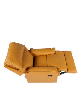 Detec™ Edmund Single Seater Manual Recliner - Marigold Color
