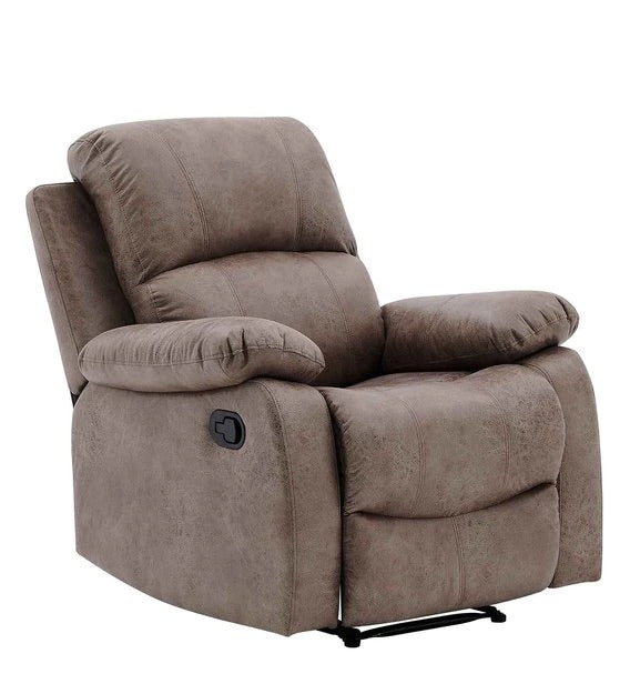 Detec™ Lars Single seater Manual Recliner - Brown Color