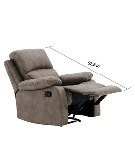 Detec™ Lars Single seater Manual Recliner - Brown Color