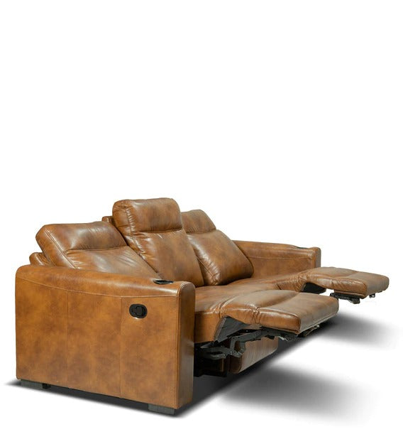 Detec™ Armin 3 Seater Recliner - Brown Color