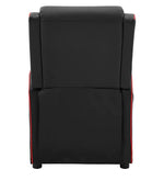 Load image into Gallery viewer, Detec™ Carl Single seater Manual Gaming Recliner with Armrest pocket - Black Color
