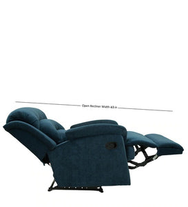 Detec™ Clemens Single Seater Manual Recliner - Teal Color