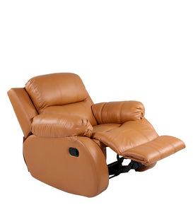 Detec™ Ernst Single Seater Manual Recliner - Dark Almond Color