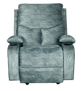 Detec™ Felix Single Seater Recliner with Cup holder - Blue Color