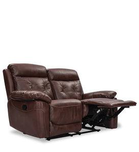 Detec™ Florian 2 Seater Recliner - Chocolate Brown Color