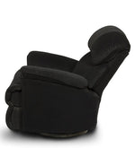 Load image into Gallery viewer, Detec™ Frank Single Seater Rocking and Revolving Manual Recliner - Black Color
