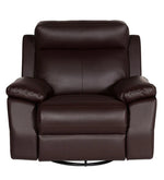 Load image into Gallery viewer, Detec™ Friedemann Single Seater Manual Recliner - Glossy Dark Brown Color
