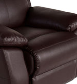 Load image into Gallery viewer, Detec™ Friedemann Single Seater Manual Recliner - Glossy Dark Brown Color
