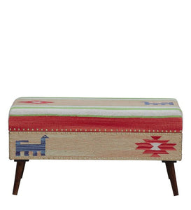 Detec™ Grayson Colorful Bench with Base - Provincial Teak Finish