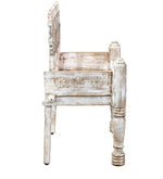 Load image into Gallery viewer, Detec™ Ethan Solid Wood Settee - White Distress Finish
