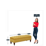 Load image into Gallery viewer, Detec™ Simon Solid Wood Bench - Honey Oak Finish
