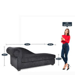 Load image into Gallery viewer, Detec™ Eike LHS Chaise Lounger - Dark Grey Color
