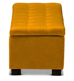 Load image into Gallery viewer, Detec™ Aleksei Bench with storage - Yellow Color
