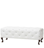 Load image into Gallery viewer, Detec™ Alik Diamond Studded Bench - White color
