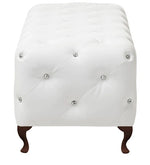 Load image into Gallery viewer, Detec™ Alik Diamond Studded Bench - White color
