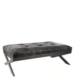 Load image into Gallery viewer, Detec™ Alla Genuine Leather Bench - Grey Color
