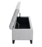 Load image into Gallery viewer, Detec™ Alyona Bench with Storage - Light Grey Color
