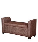 Load image into Gallery viewer, Detec™ Borya Upholstered Recamier with storage - Brown Color
