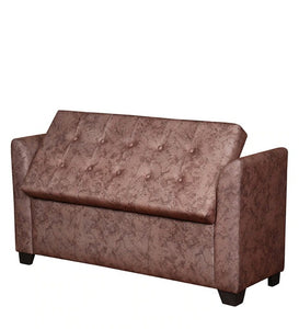 Detec™ Borya Upholstered Recamier with storage - Brown Color