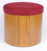 Load image into Gallery viewer, Detec™ Galina Ottoman with Storage - Walnut and Red Color
