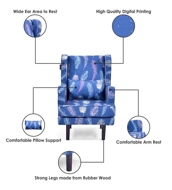 Detec™ Wing Chair - Blue Color
