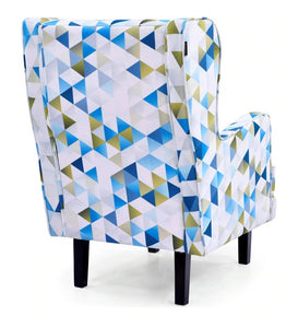 Detec™ Wing Chair - White & Blue Color