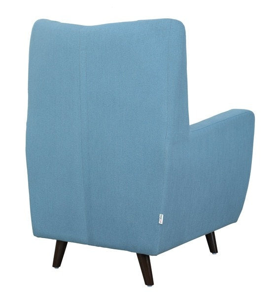 Detec™  Wing Chair with Stool - Blue Color