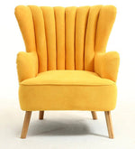 Load image into Gallery viewer, Detec™ Wing Chair with Foot Rest - Yellow Color
