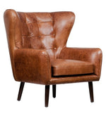 Load image into Gallery viewer, Detec™ Wing Chair - Vintage Brown Color
