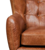 Load image into Gallery viewer, Detec™ Wing Chair - Vintage Brown Color
