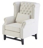 Load image into Gallery viewer, Detec™ Wing Chair - Off White Color
