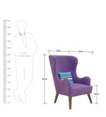 Load image into Gallery viewer, Detec™ Wing Chair - Purple Color
