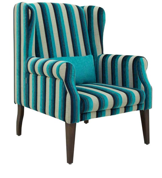 Detec™  Wing Chair - Blue Stripes Color