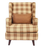 गैलरी व्यूवर में इमेज लोड करें, Detec™ Wing Chair - Brown And Cream Color
