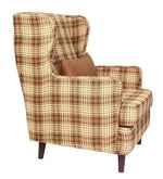 Load image into Gallery viewer, Detec™ Wing Chair - Brown And Cream Color
