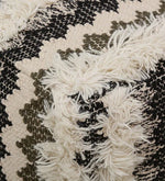 गैलरी व्यूवर में इमेज लोड करें, Detec™ Wool Yarn Pouffe - Black &amp; White Color
