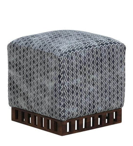 Detec™ Pouffe - Grey and White Color