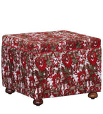 Load image into Gallery viewer, Detec™ Pouffe - Red Abstract Print
