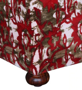 Detec™ Pouffe - Red Abstract Print