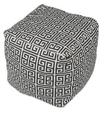 Load image into Gallery viewer, Detec™ Pouffe - Black &amp; White Color
