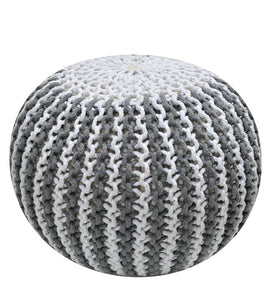 Detec™ Hand Knitted Pouffe 