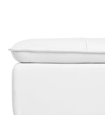 गैलरी व्यूवर में इमेज लोड करें, Detec™ Upholstered Pouffe - White Color
